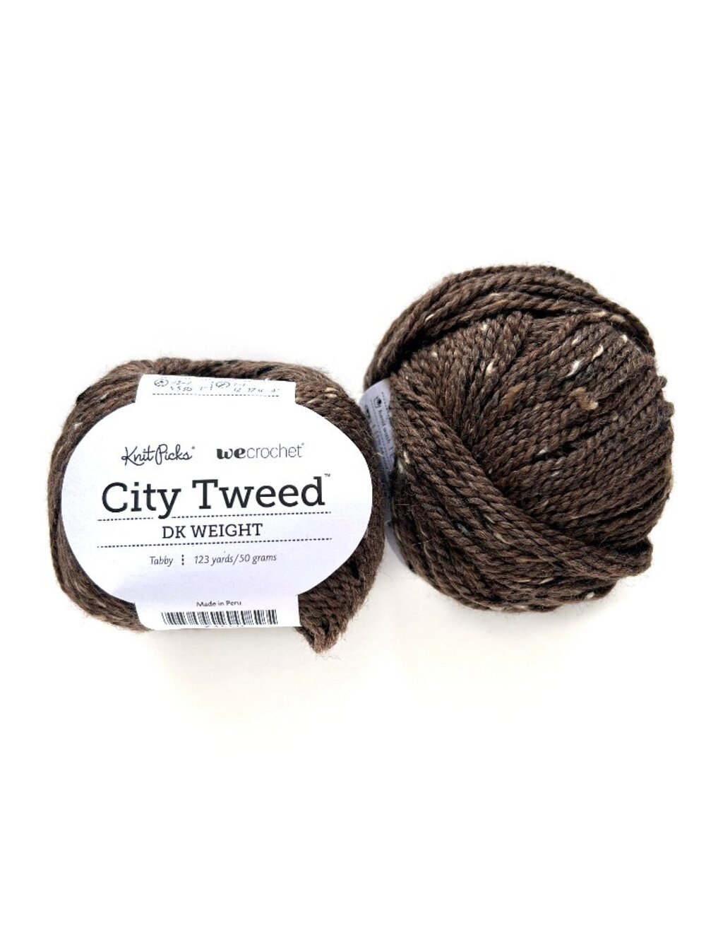 Lot of 10, City Tweed Yarn from Knit Picks, Tabby